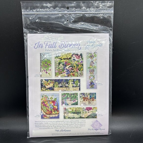 McKenna Ryan In Full Bloom “Basket Case” Fabric Art Print Panel - Picture 2 of 4